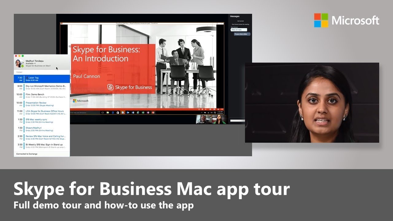 A quick tour of Skype for Business on Mac