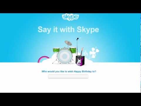 Say it with Skype