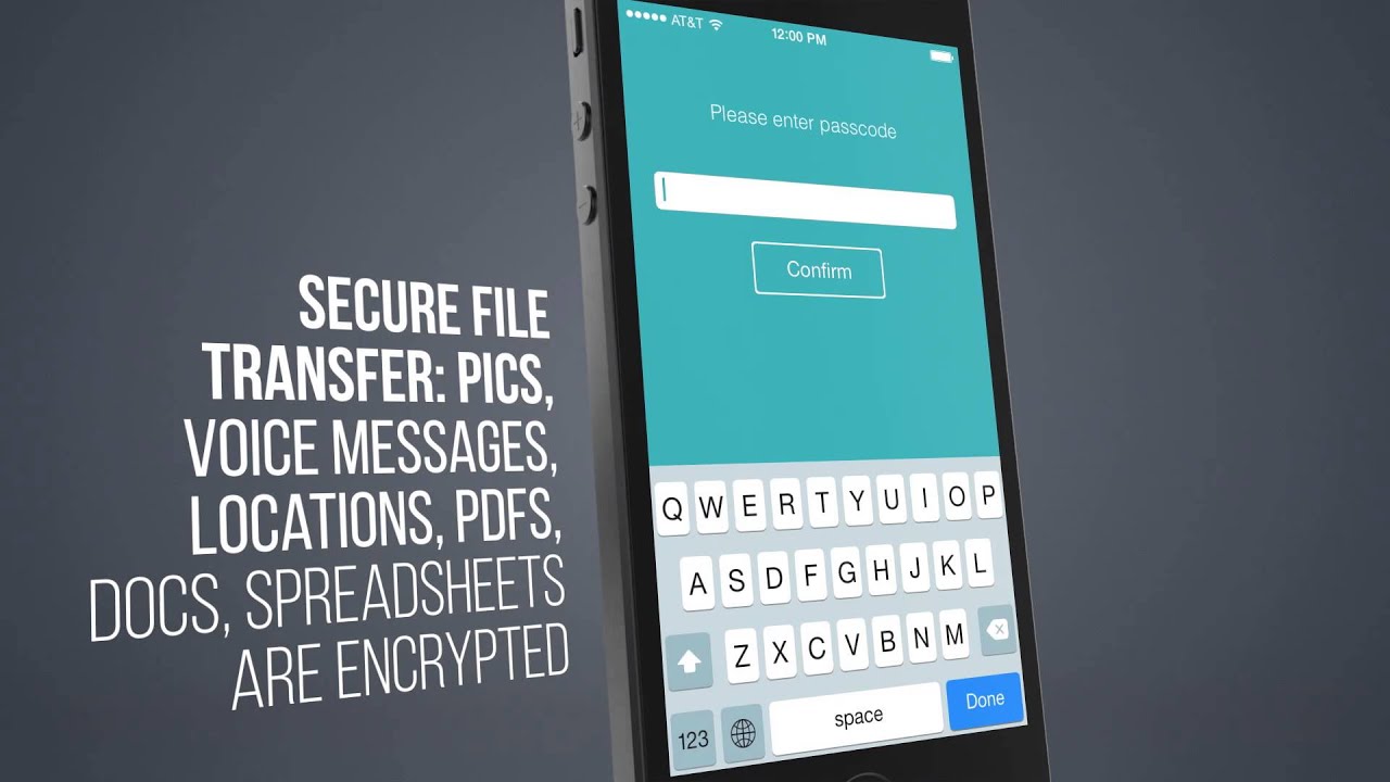Sicher - secure messenger for iOS, Android and Windows Phone