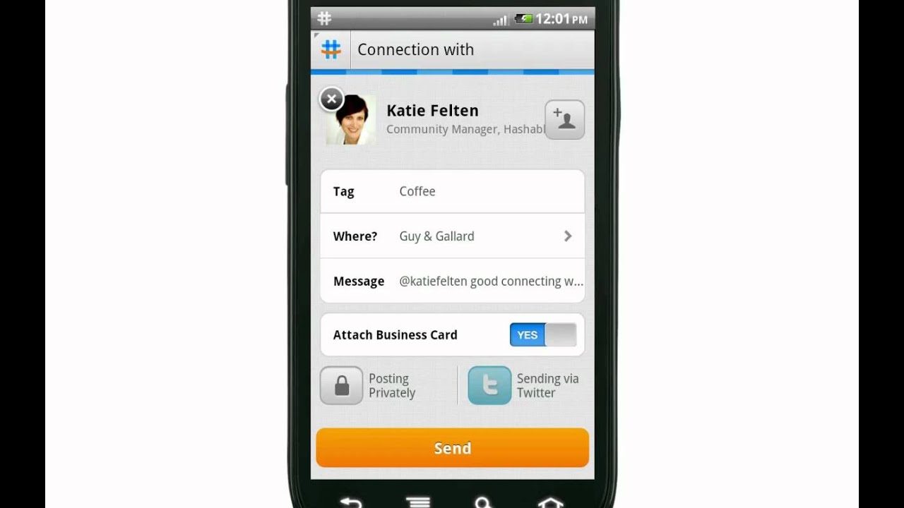 Hashable Android Tutorial