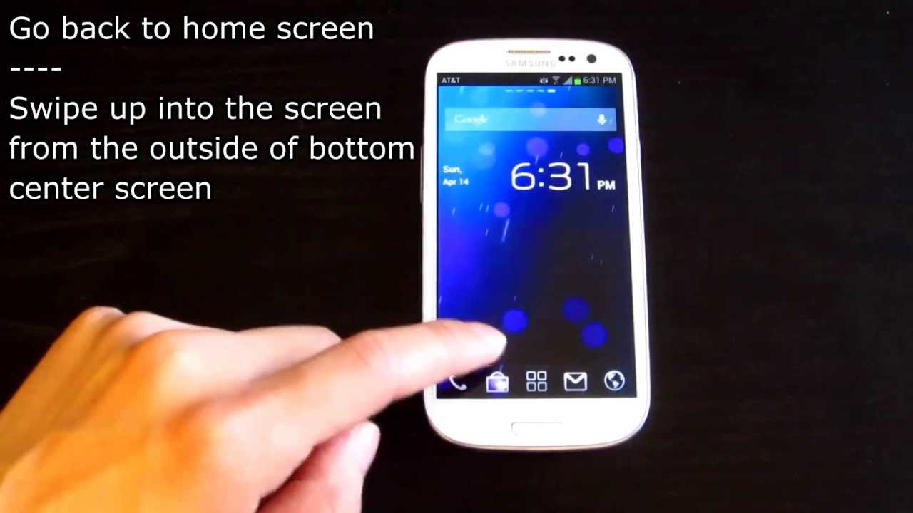 Swipe Home Button, Three Swipe Gesture For Your Android