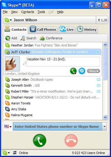 captura Skype 3.0