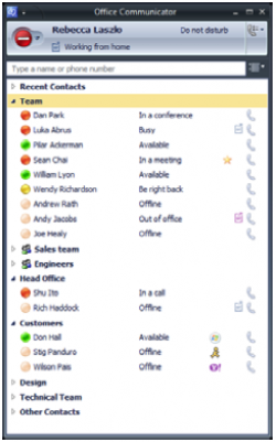 Microsoft Office Communicator 2007 Phone edition