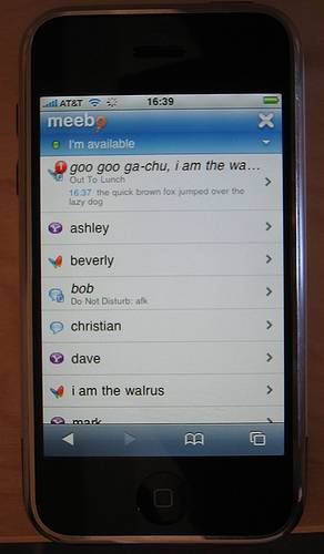 meebo iphone