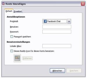 Facebook chat Pidgin