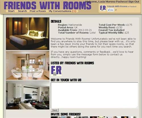 Friends with rooms