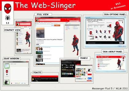 Skin de Spider-Man para Windows Live Messenger