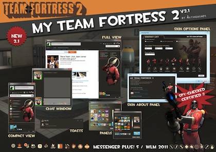Skin de Team Fortress 2 para Messenger
