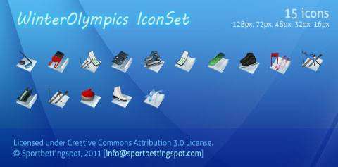 iconos juegos olimpicos invierno