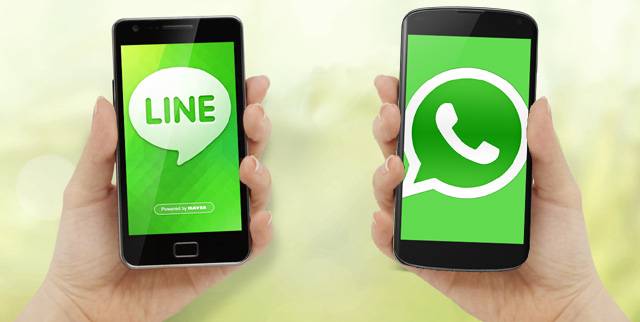 LINE vs WhatsApp