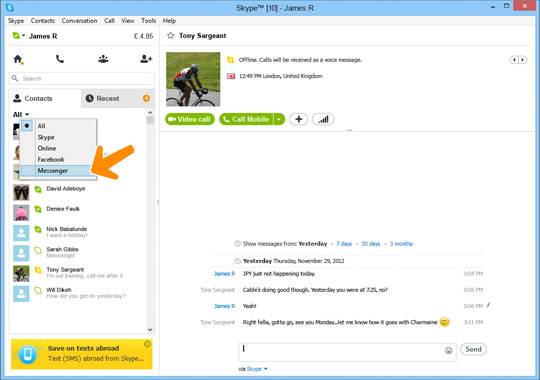 skypemessenger