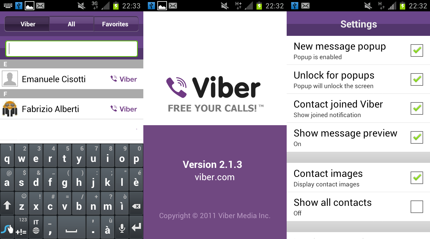 La aplicación Viber se expande