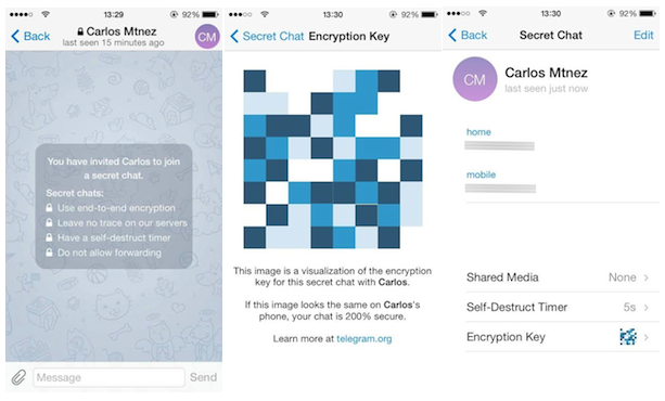 Telegram chat secretos 2