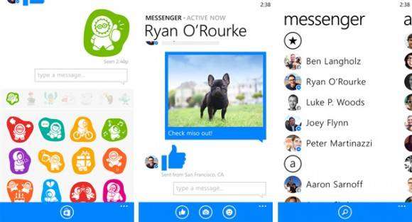 Facebook Messenger Windows Phone 2