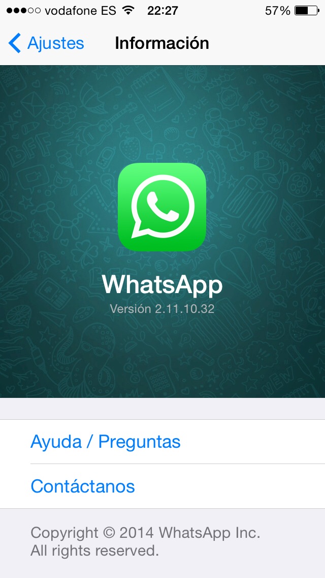 WhatsApp iOS 8 iPhone.