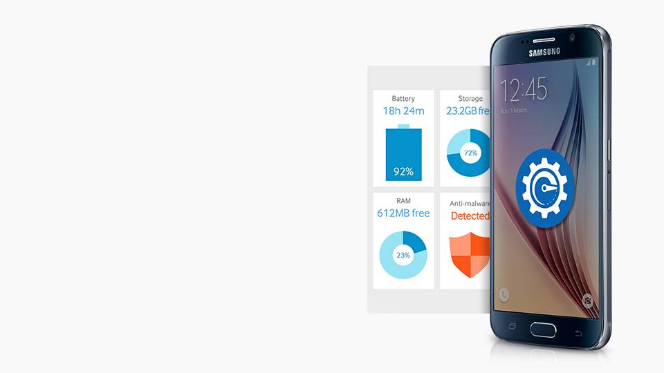 Samsung presentó su app Smart Manager en el Samsung Galaxy S6