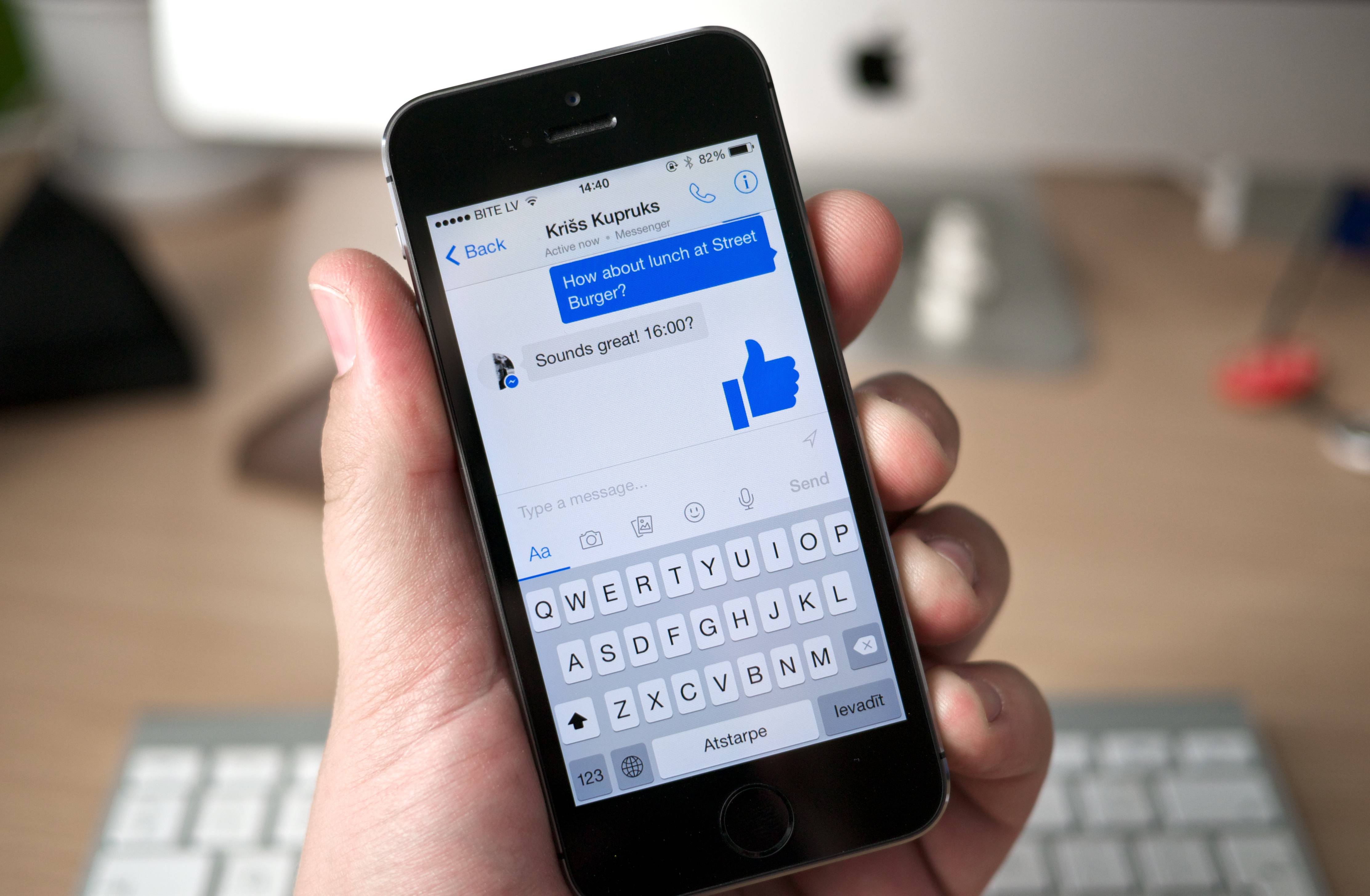 Facebook Messenger para iOS 1