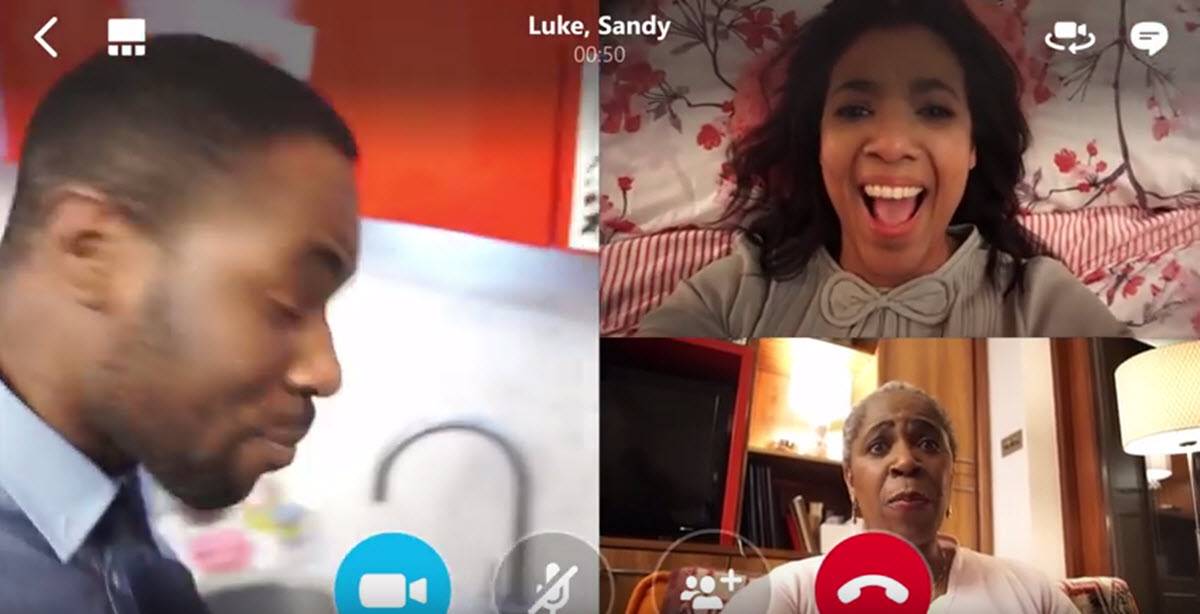 Las videollamadas en grupo llegan a Skype