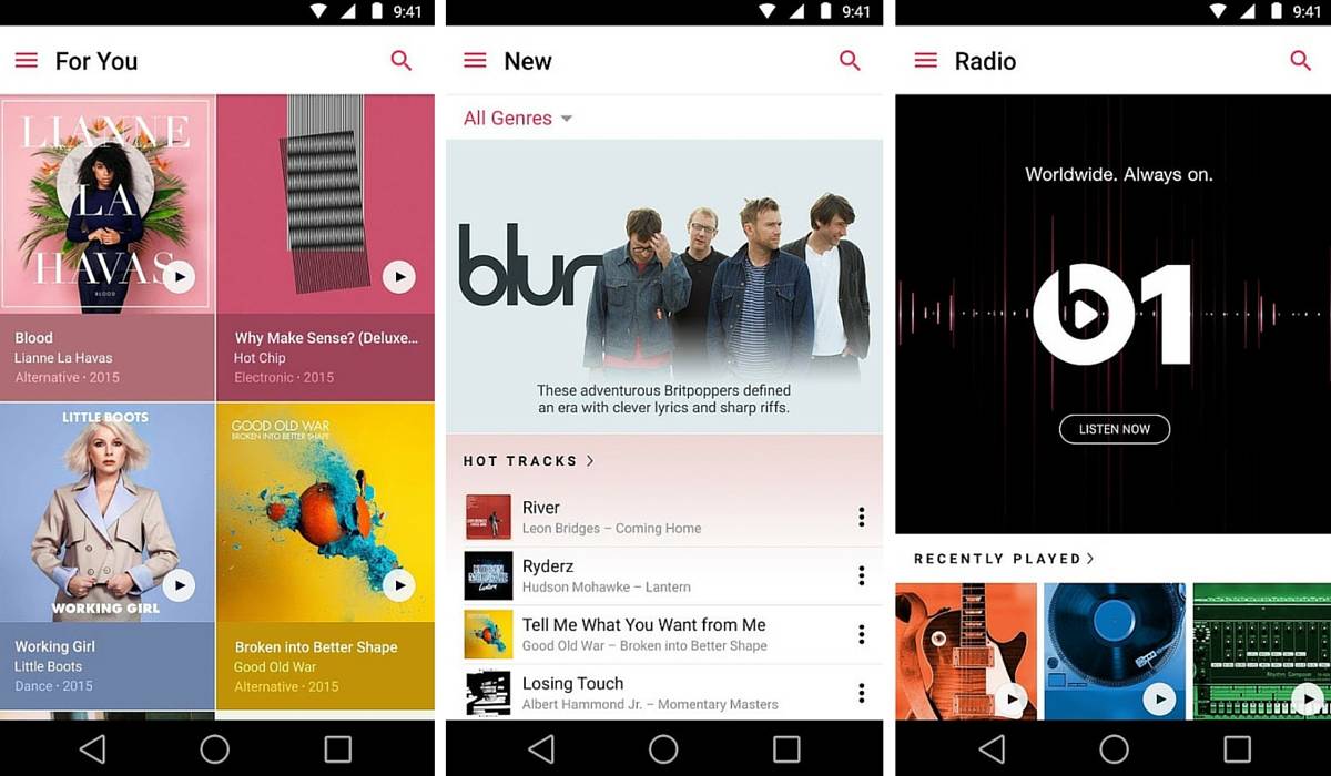 Apple Music para Android ya tiene widget