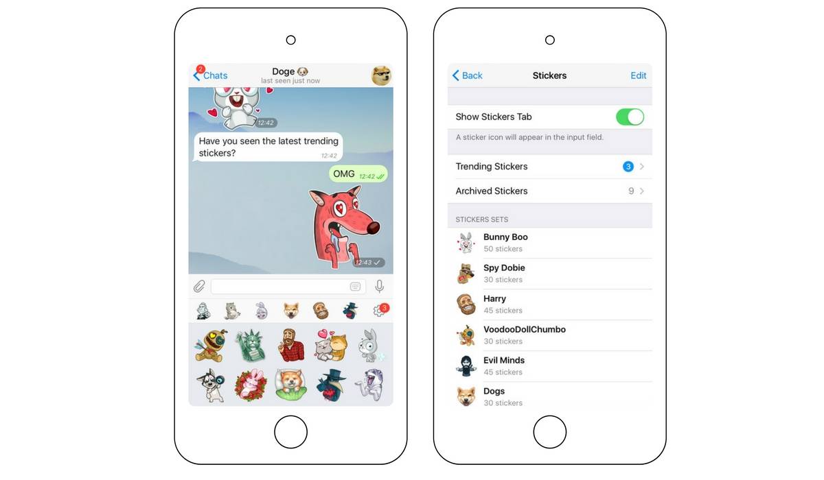 Mejoras en los stickers de Telegram y más novedades de la app para este verano