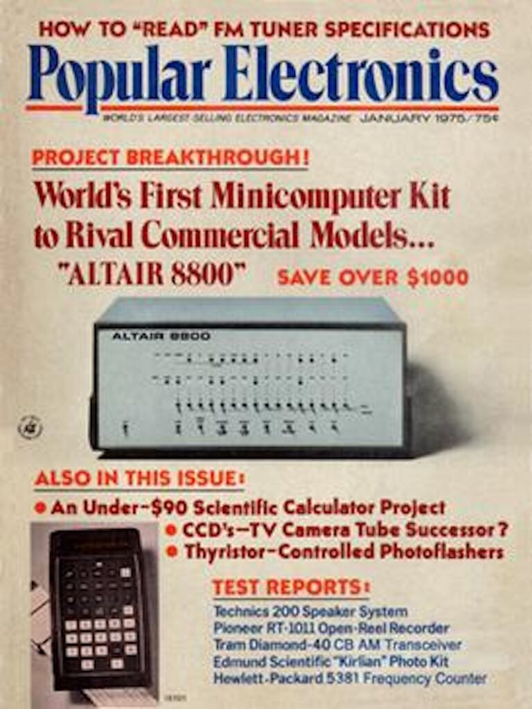 Popular Electronics Cover Jan 1975