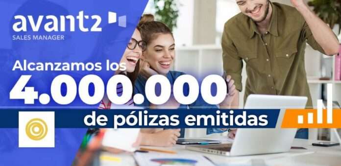 Avant2 Sales Manager alcanza un hito histórico con la emisión de su póliza número 4.000.000